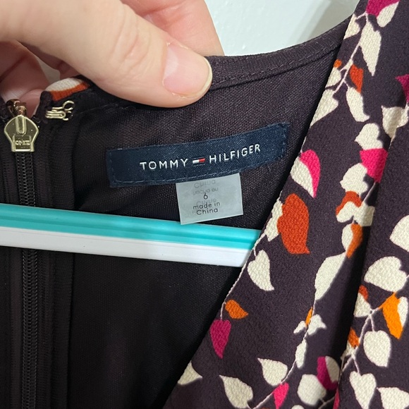 Tommy Hilfiger Multicolor Floral Long Sleeve Dress - Picture 4 of 8